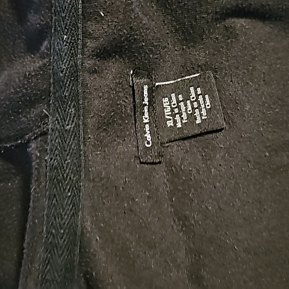 Calvin Klein Black Velour Jacket Size XL - Picture 12 of 12